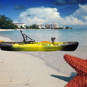 Nouveau <span class=keywords><strong>kayak</strong></span> <span class=keywords><strong>de</strong></span> pêche à pédales <span class=keywords><strong>de</strong></span> 9,7 pieds avec hélice bateau à rames bon marché océan assis sur le dessus bateaux pliants et canoë <span class=keywords><strong>de</strong></span> pêche - Product Image 3