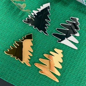 Decoraciones acrílicas para pasteles de árbol de Navidad con temática de miel y dulzura para decoración de fiestas navideñas 744206610 D-153 D-154 D-155 - Product Image 3