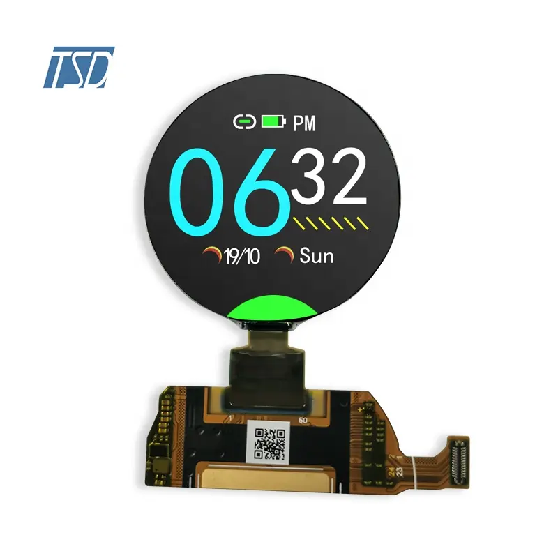 1.4'' AMOLED LCD Display MIPI/SPI interface Circular OLED Screen for Smart Watch