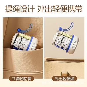 Estuche Multifuncional Tipo Prensa para Almacenamiento de Pastillas de 300 ml con Compartimento para la Organización Diaria de Medicamentos - Product Image 3