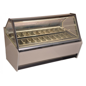 Congelador Exhibidor de Helados y Gelatos Italianos Personalizable en Oferta, Enfriamiento por Aire, Vidrio Templado, Descongelación Automática - Product Image 2