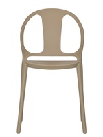 Chaise de salle à manger pour bureau à domicile, chaise empilable en plastique, chaise de restaurant en polypropylène, vente en gros