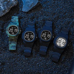 Reloj Deportivo Multifuncional para Exteriores, Camuflaje, Color Sólido, Resistente al Agua, Luminoso, Digital - Product Image 5