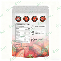 OLLI Harga Pabrik Grosir Bubuk Buah Stroberi Organik Beku Kering Bubuk Buah Stroberi
