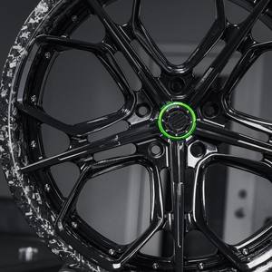 Cerchi in Lega di Alluminio Forgiato Neri Personalizzati per Auto Sportive con PCD 130/120mm, Design Leggero di Qualità Premium - Product Image 2