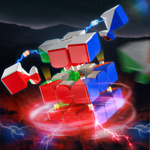 Nuevo <span class=keywords><strong>Cubo</strong></span> Mágico de Velocidad QIYI Warrior M 3x3x3 UV Sin Pegatinas Magnético Puzzle Juguetes QY <span class=keywords><strong>Cubo</strong></span> Magico - Product Image 2
