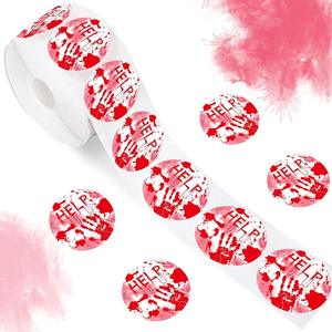 500สติกเกอร์ส่งเสริมการขายเส้นผ่านศูนย์กลาง2.5ซม. ป้ายยี่ห้อสั่งทำได้ - Product Image 4