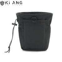 Nouvelle pochette tactique de chasse MOLLE à cordon de serrage pour chargeur, sac banane étanche réglable pour ceinture