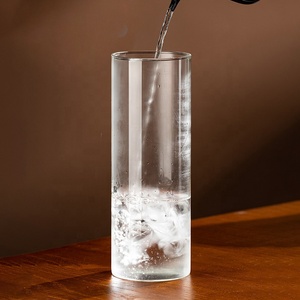 Vasos de Vidrio de Borosilicato Transparentes, Altos, Delgados y Cilíndricos para Café, Vasos Simples y Rectos para Beber Cócteles, Vasos <span class=keywords><strong>Tom</strong></span> Collins - Product Image 2
