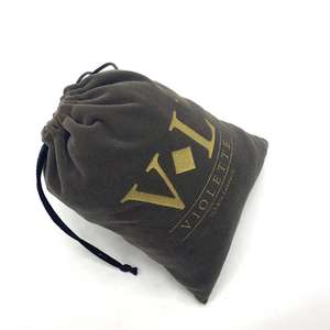 Pochettes en velours pour femmes, emballage personnalisé, grand format, pour maquillage, bijoux, lot de 50 pièces - Product Image 4