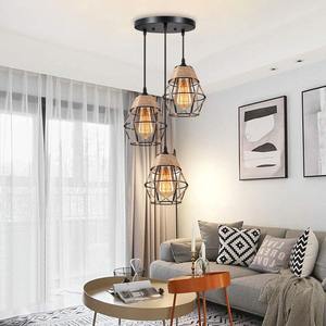 <span class=keywords><strong>Lampe</strong></span> suspendue rétro en fer et <span class=keywords><strong>corde</strong></span> <span class=keywords><strong>de</strong></span> chanvre, style loft industriel américain, pour restaurant, îlot <span class=keywords><strong>de</strong></span> cuisine, <span class=keywords><strong>chevet</strong></span> - Product Image 6