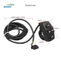 Kit universel de phare, feu arrière, clignotants gauche/droite, feu stop et interrupteur intégré 36V 48V 60V pour vélo électrique