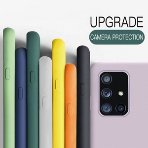 Custodia sottile in Silicone liquido antiurto per <span class=keywords><strong>Samsung</strong></span> Note 9 10 Plus S8 S9 S10 Edge <span class=keywords><strong>S20</strong></span> Plus A70 A51 A71 S21 S22 S23 S24 PLUS ULTRA - Product Image 5