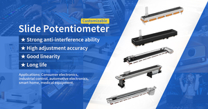 Tùy Chỉnh <span class=keywords><strong>Potentiometer</strong></span> Thêm Dài Tuyến Tính Trượt Fader 100Mm 128Mm 60Mm 45Mm 30Mm Kim Loại Trục Mixer Âm Thanh Nhà Sản Xuất - Product Image 5