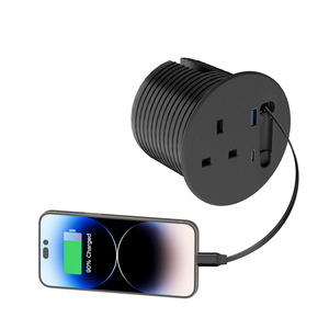 เต้ารับไฟฟ้าแบบฝังในโต๊ะสำหรับโรงพยาบาลอุตสาหกรรม พร้อมช่องเสียบ USB-C PD 20W 2 ช่อง สำหรับสำนักงาน บ้าน และโรงงาน - Product Image 1