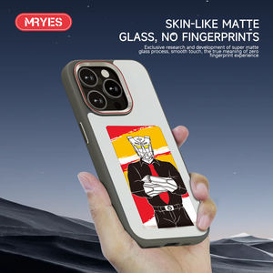 حافظة ذكية بتقنية NFC وشاشة حبر إلكتروني بأربعة ألوان للبيع بالجملة، أغطية هواتف بشاشة E Ink LED ذكية لهاتف iPhone 16 Pro Max، حافظة عرض للهاتف يمكنك صنعها بنفسك بتقنية NFC - Product Image 6