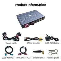 Décodeur sans fil CarPlay Android Auto Bluetooth/USB pour VW Golf/Passat/Magotan/Sagitar/Teramont/Phideon/CC/Touran/ L-3+