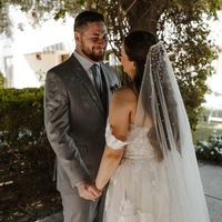 Mariée mariage deux couches blanc perle voile crypté ongles perlé maille gaze avec peigne à cheveux voiles de mariée