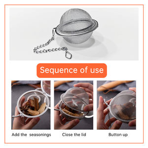 Forma di cuore sfuso tè infusore palla in acciaio inox amore maglia Fine tè caldo infusore palla filtro per tè - Product Image 5