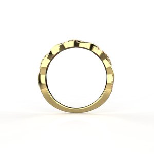 แหวนเพชรประดับ avarta ทอง14K ทำด้วยมือผลิตในห้องปฏิบัติการ - Product Image 2