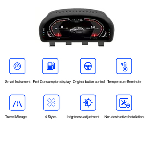 12.3 \ "đài phát thanh xe <span class=keywords><strong>Android</strong></span> Màn hình Carplay GPS navigation DSP LCD cụm kỹ thuật số cụ AC bảng điều chỉnh cho BMW 5 Series F10 - Product Image 4