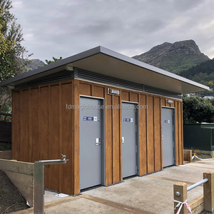 Toilettes publiques préfabriquées aux normes australiennes - Bloc <span class=keywords><strong>de</strong></span> toilettes modulaire 40HQ avec 7 cabines <span class=keywords><strong>de</strong></span> toilettes et 4 urinoirs pour usage extérieur - Product Image 6