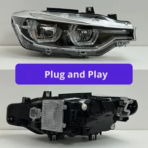 Luces LED DRL Blancas y Amarillas de 12V 6000K para Faros Delanteros de la Serie 3 F30 F35, Modelo 13-18, Estilo Modificado Tipo Cuchara, Nuevas - Product Image 3