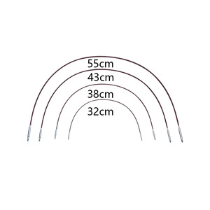 <span class=keywords><strong>Set</strong></span> di Ferri Circolari Intercambiabili 13 Pezzi in Alluminio Color Bronzo con Cavi Staccabili in Bambù per Maglieria Fai-da-Te - Product Image 4