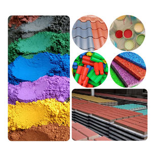 Pigment synthétique d'oxyde de fer rouge mélangé pour ciment, pigments noirs, oxyde ferrique coloré pour sols époxy Hyrox - Product Image 2