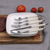Vente directe d'usine manche en ABS en acier inoxydable ensemble de vaisselle ensemble de couverts ensemble de couverts couteau à Steak fourchette cuillère