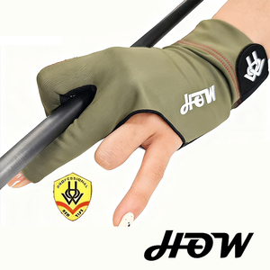 Guante de Billar para Mano Izquierda de 3 Dedos, Transpirable, de Nailon, Antideslizante, para Entrenamiento de Billar y Snooker - Product Image 1