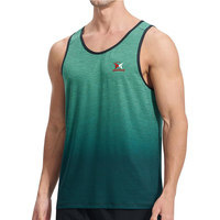 T-shirt de sport pour homme à manches courtes, coupe ajustée, avec logo personnalisé imprimé sur le devant - Tissu respirant en spandex/polyester à séchage rapide, best-seller