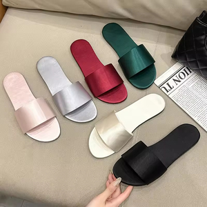 High Quality Women's Luxury Designer <b>Shoes</b> Sandals Rubber <b>Soft</b> Breathable Silk slippers New Design Famous Ladies slippers - Product Image 1