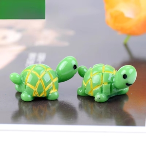 Bouteille écologique Weij Huayue pour micro-paysage en mousse, figurine de petite tortue verte pour <span class=keywords><strong>création</strong></span> de paysage DIY et réf. - Product Image 1