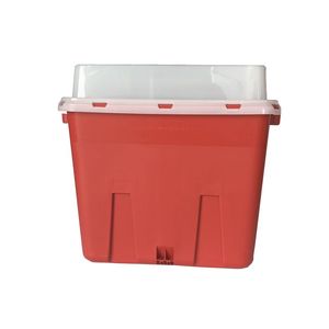 Bệnh viện Màu Đỏ Biohazard y tế kim nhựa sharps xử lý <span class=keywords><strong>container</strong></span> cho Mỹ - Product Image 5