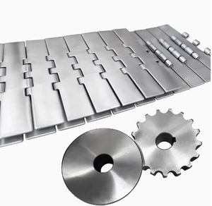 802-K750 <span class=keywords><strong>430</strong></span>/420 소재 더블 힌지 리프 체인 직선 및 평평한 상단 컨베이어 체인 다양한 용도 - Product Image 1