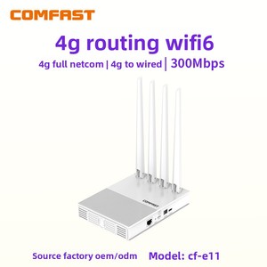 Routeur sans fil vers filaire COMFAST CF-E11 WIFI 6 2.4G 300Mbps 4G avec <span class=keywords><strong>carte</strong></span> <span class=keywords><strong>SIM</strong></span> - Product Image 4