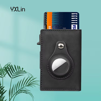 Porte-cartes magnétique en cuir PU de qualité supérieure Blocage RFID Étui pour cartes de crédit Portefeuille léger et mince