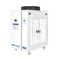 Refroidisseur d'eau pour laser à fibre TEYU S&A 2000W 1064nm CWFL-2000ANS04 (50Hz) CWFL-2000BNS04 (60Hz) pour machines de découpe, moteur 2 ans de garantie