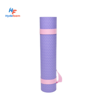 Tapis de Pilates Hydefoam écologique avec logo personnalisé, prix de gros bas, antidérapant, tapis de yoga TPE écologique pour la remise en forme et les exercices