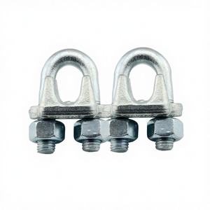 LEEMETAL Abrazaderas de Cable de Acero Forjado a la Caída, Clips de Cable de Acero Galvanizado de 10 mm Ajustables - Product Image 3