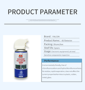 Falcon độ chính xác cao 857 linh kiện điện tử thử nghiệm giải pháp không ăn mòn Cleaner cho bảng mạch cảm biến đại lý thử nghiệm - Product Image 6