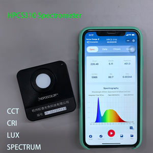 HPCS310 CCT CRI <span class=keywords><strong>Meter</strong></span> <span class=keywords><strong>Light</strong></span> Spectrometer digunakan dengan aplikasi ponsel dan perangkat lunak Pc - Product Image 2
