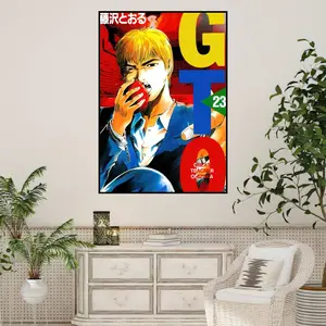 Grote Leraar Onizuka Gto Anime Poster Prints Muursticker Schilderij Slaapkamer Woonkamer Decoratie Kantoorhuis Zelfklevend