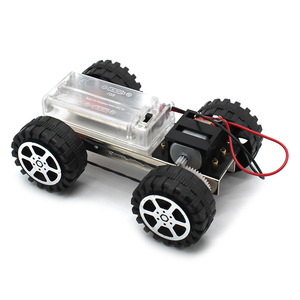 ชุดประกอบรถยนต์โลหะ 4WD ของเล่นวิทยาศาสตร์เพื่อการศึกษาสำหรับเด็กอายุ 7-9 ปี ใช้พลังงานจากแบตเตอรี่ - Product Image 1