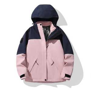 Women's 3 In 1 <b>Windbreaker</b> Jacket With Detachable Liner Windproof Full Sleeve Outdoor Wear For Work Uniforms Custom Design - Product Image 1