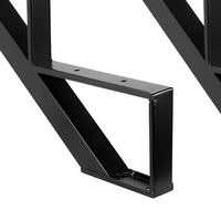 Stringer d'escalier métallique industriel pour marches de terrasse extérieures |   Fabricant en gros de monte-escaliers en acier