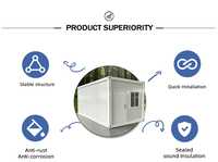 Panel Sándwich de Acero Modular de Alta Calidad al Mejor Precio, de Ensamblaje Rápido, Moderno, Impermeable, para Edificios de Oficinas, Contenedores y Viviendas