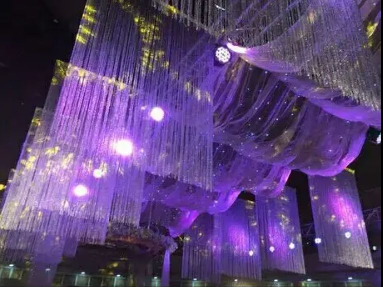 wedding curtain decoration accessories flowers