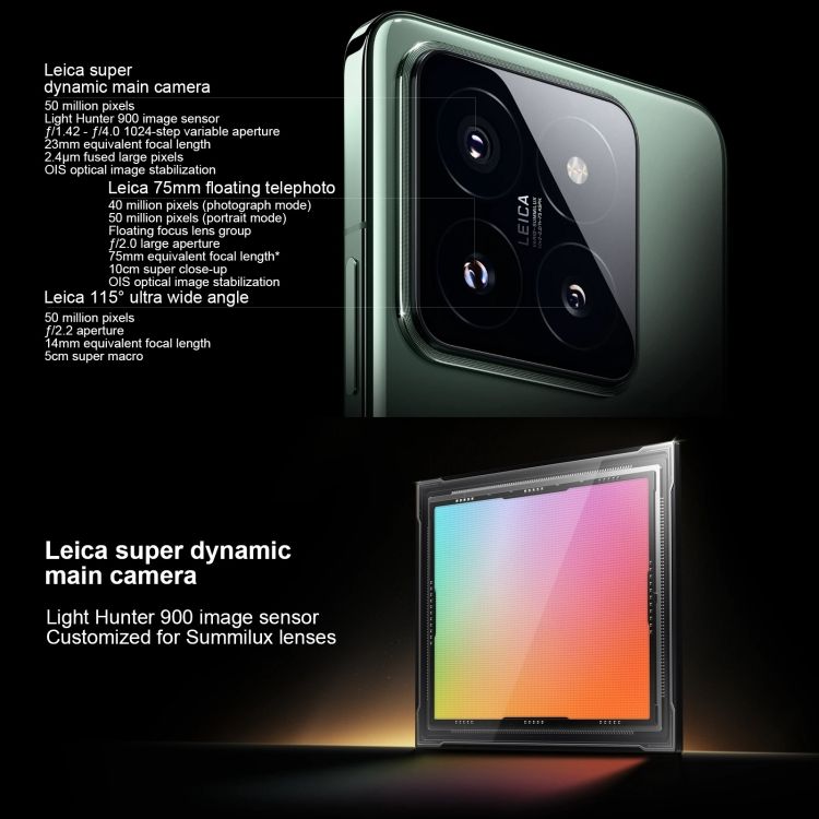 新着Xiaomi 14 Pro Titanium Special Edition 5G、16GB 1テラバイト